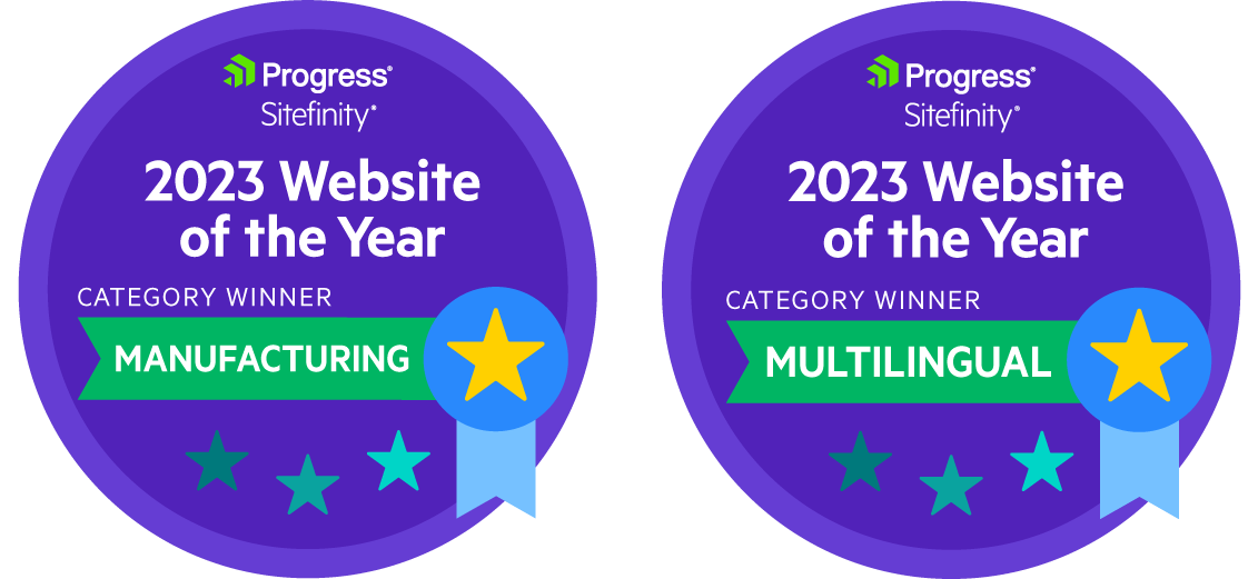 Progress Sitefinity 2023 Website of they Year awards
