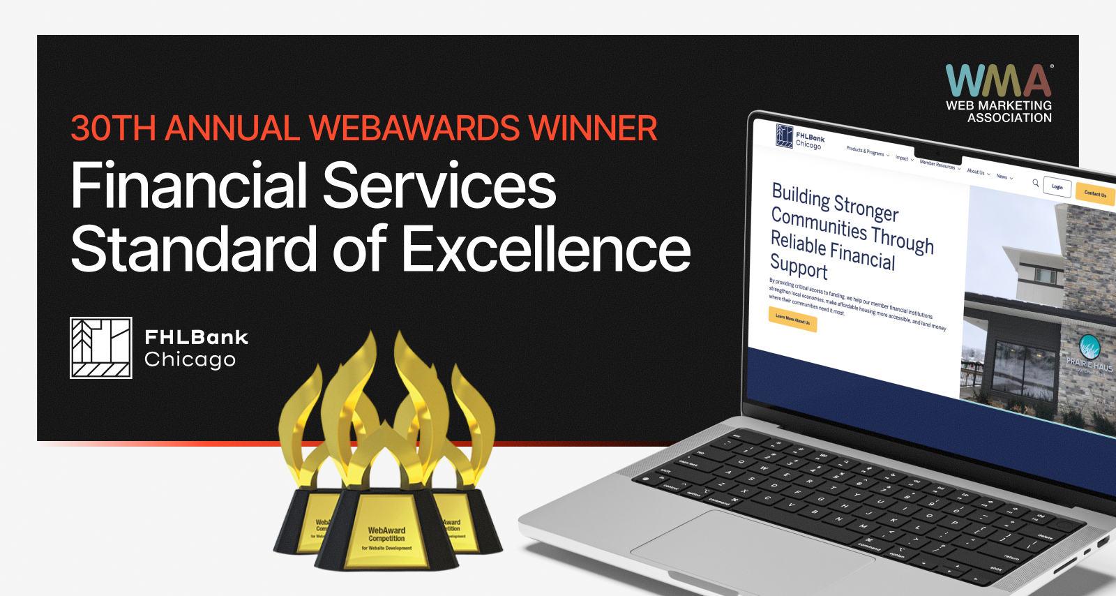 FHLB of Chicago Wins 2026 WebAward for Financial Services Standard of Excellence