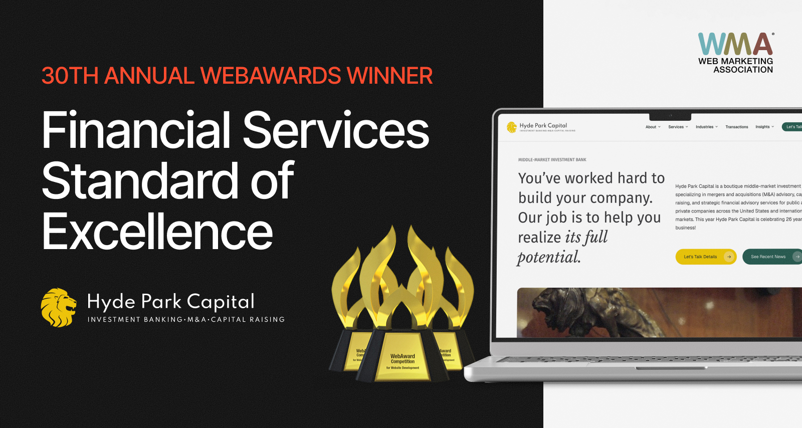 Hyde Park Capital Wins 2026 WebAward for Financial Services Standard of Excellence
