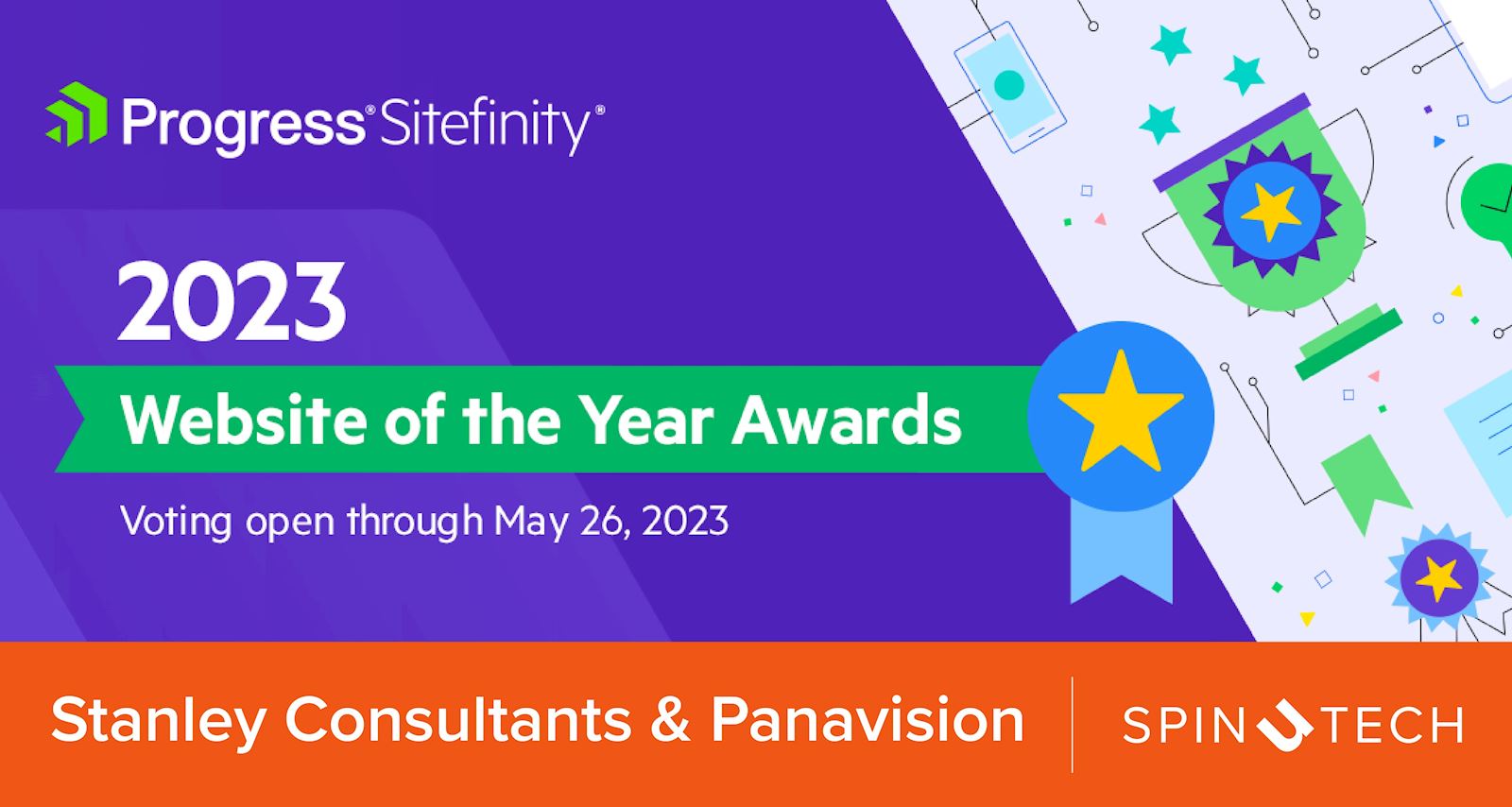 Two Spinutech Websites Named Sitefinity Website of the Year Awards Finalists