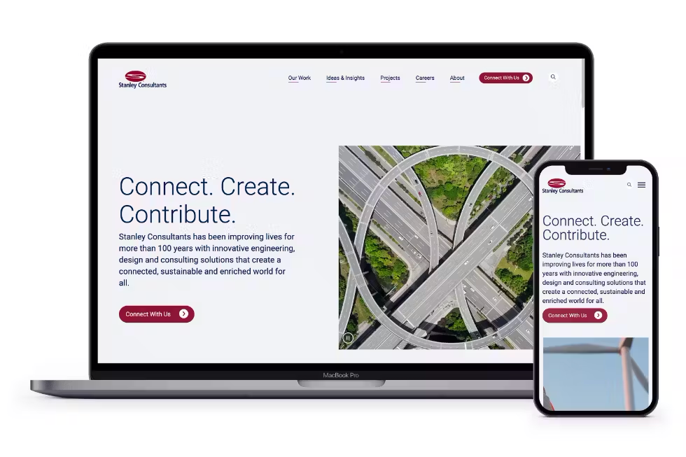 Stanley Consultants Sitefinity Website