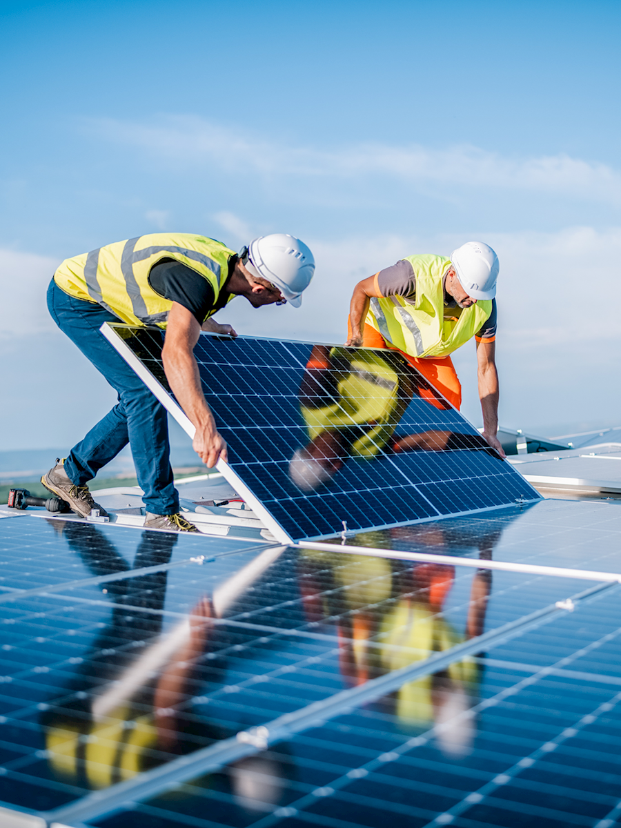 installing solar panels