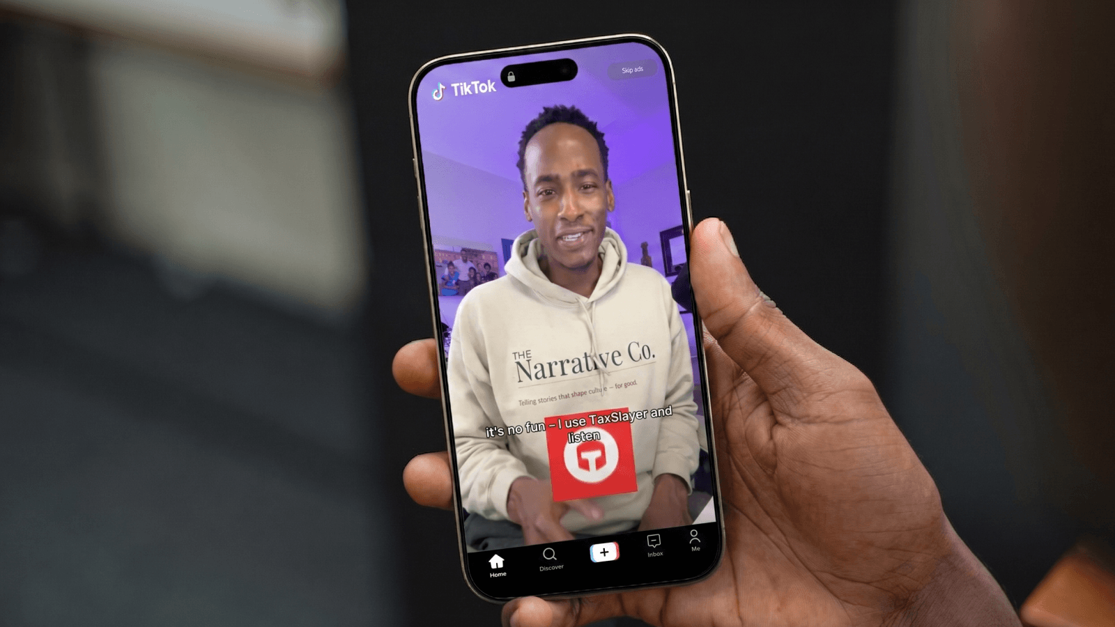 TaxSlayer TikTok of Stephon Dingle