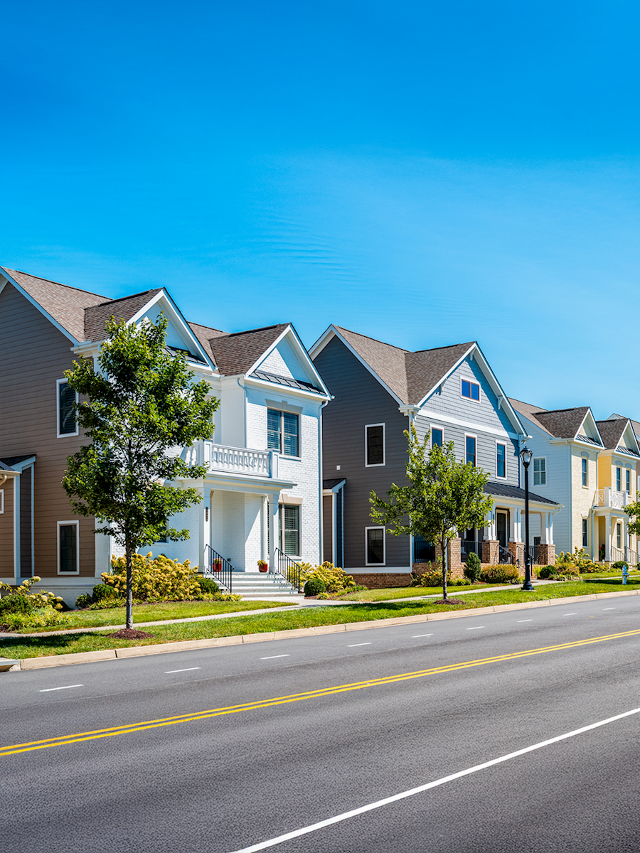 houses on a street